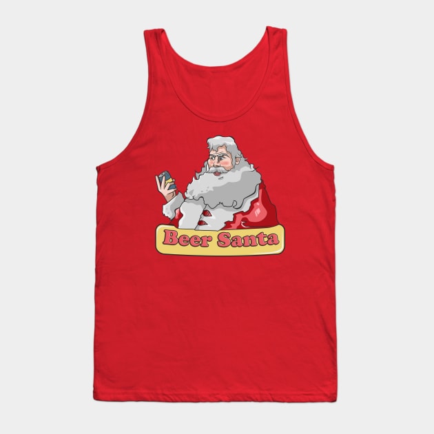 Beer Santa Design 1 Tank Top by Eyanosa